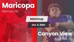 Matchup: Maricopa  vs. Canyon View  2020