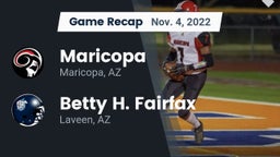 Recap: Maricopa  vs. Betty H. Fairfax 2022