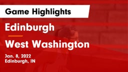 Edinburgh  vs West Washington  Game Highlights - Jan. 8, 2022