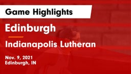 Edinburgh  vs Indianapolis Lutheran  Game Highlights - Nov. 9, 2021