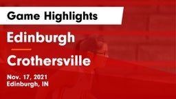 Edinburgh  vs Crothersville  Game Highlights - Nov. 17, 2021