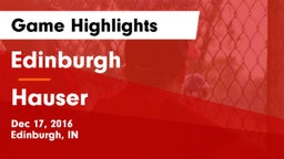 Edinburgh  vs Hauser Game Highlights - Dec 17, 2016