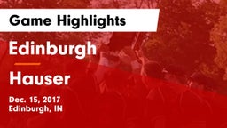 Edinburgh  vs Hauser  Game Highlights - Dec. 15, 2017