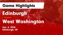 Edinburgh  vs West Washington  Game Highlights - Jan. 6, 2018