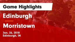 Edinburgh  vs Morristown  Game Highlights - Jan. 26, 2018
