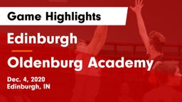 Edinburgh  vs Oldenburg Academy  Game Highlights - Dec. 4, 2020