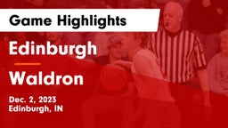 Edinburgh  vs Waldron  Game Highlights - Dec. 2, 2023