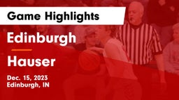 Edinburgh  vs Hauser  Game Highlights - Dec. 15, 2023