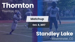 Matchup: Thornton  vs. Standley Lake  2017
