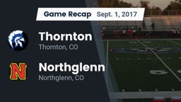 Recap: Thornton  vs. Northglenn  2017