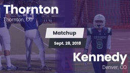Matchup: Thornton  vs. Kennedy  2018