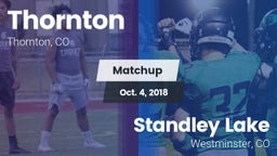 Matchup: Thornton  vs. Standley Lake  2018