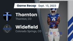 Recap: Thornton  vs. Widefield  2023