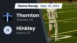 Recap: Thornton  vs. Hinkley  2023