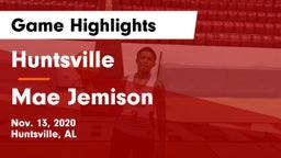 Huntsville  vs Mae Jemison  Game Highlights - Nov. 13, 2020