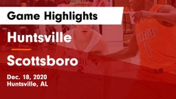 Huntsville  vs Scottsboro  Game Highlights - Dec. 18, 2020