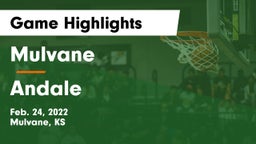 Mulvane  vs Andale Game Highlights - Feb. 24, 2022