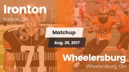Matchup: Ironton vs. Wheelersburg  2017