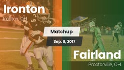Matchup: Ironton vs. Fairland  2017