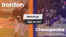 Matchup: Ironton vs. Chesapeake  2017