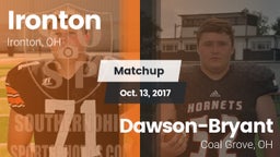 Matchup: Ironton vs. Dawson-Bryant  2017
