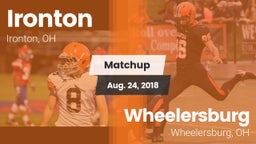 Matchup: Ironton vs. Wheelersburg  2018