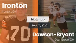 Matchup: Ironton vs. Dawson-Bryant  2020