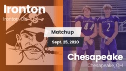 Matchup: Ironton vs. Chesapeake  2020