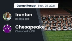 Recap: Ironton  vs. Chesapeake  2021