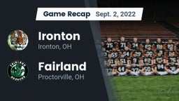 Recap: Ironton  vs. Fairland  2022