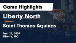 Liberty North vs Saint Thomas Aquinas  Game Highlights - Jan. 24, 2020