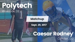 Matchup: Polytech vs. Caesar Rodney  2017