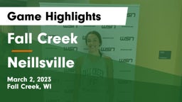 Fall Creek  vs Neillsville  Game Highlights - March 2, 2023