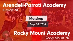 Matchup: Arendell-Parrott vs. Rocky Mount Academy  2016
