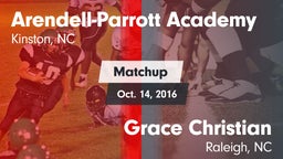 Matchup: Arendell-Parrott vs. Grace Christian  2016