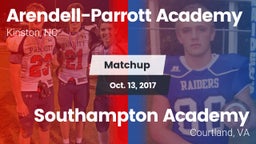 Matchup: Arendell-Parrott vs. Southampton Academy  2017