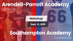 Matchup: Arendell-Parrott vs. Southampton Academy  2018