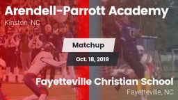 Matchup: Arendell-Parrott vs. Fayetteville Christian School 2019