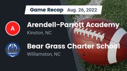 Recap: Arendell-Parrott Academy  vs. Bear Grass Charter School 2022