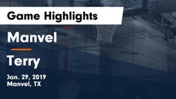 Manvel  vs Terry  Game Highlights - Jan. 29, 2019