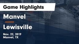 Manvel  vs Lewisville  Game Highlights - Nov. 22, 2019