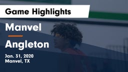 Manvel  vs Angleton  Game Highlights - Jan. 31, 2020
