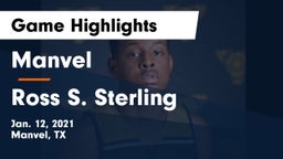 Manvel  vs Ross S. Sterling  Game Highlights - Jan. 12, 2021