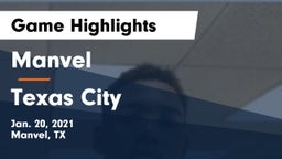 Manvel  vs Texas City  Game Highlights - Jan. 20, 2021