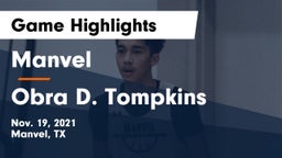 Manvel  vs Obra D. Tompkins  Game Highlights - Nov. 19, 2021