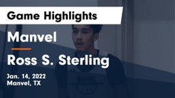 Manvel  vs Ross S. Sterling  Game Highlights - Jan. 14, 2022