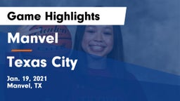 Manvel  vs Texas City  Game Highlights - Jan. 19, 2021