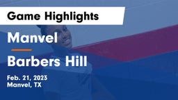 Manvel  vs Barbers Hill  Game Highlights - Feb. 21, 2023