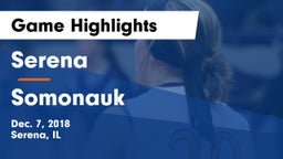 Serena  vs Somonauk Game Highlights - Dec. 7, 2018