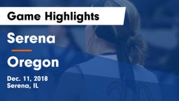 Serena  vs Oregon Game Highlights - Dec. 11, 2018